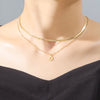 Star of David Hexagram Necklace Women Stainless Steel Double Layer Clavicle Snake Chain Israel Jewish Judaism Jewelry - Image 4