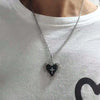 Y2K Bow Heart Pendant Necklace for Women Girls Gothic Red Drip Oil Thorn Cross Choker Necklaces Party Jewelry Accessories - Image 3