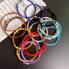 2 pcs colorful Wax Rope Anklet for Men Women Adjust Adjustable Foot Bracelet Gift for Friend - Image 1