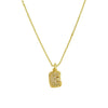 Full Zircon Mini A-Z Letter Pendant Neckalce Stainless Steel Chubby Balloon Initial Alphabet Gold Plated Choker Jewelry - Image 29