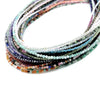2MM Mini Stone Beads With Amethyst Tiger Eye Aquamarine Crystal Necklace for Men and Women Charm Jewelry - Image 2