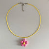 Sweet Colorful Flower Pendant Necklace for Women Girl Floral Design Rope Chain Chokers Jewelry Gift - Image 7