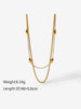 Stainless Steel Flat Snake-Chain Necklace in Multiple Styles - Image 19
