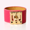 Broadband Punk Rivet PU Leather Bracelet Ladies Adjustable Three-section Buckle Exaggerated Multicolor Women Jewelry - Image 12