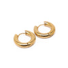 Glossy Stainless Steel Hoop Earrings For Women Men Hip Hop Steapunk Round Oval Heart Black Gold Silver Color Huggie Jewelry Gift - Image 21