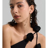 Korean Simulated Pearls Tassel Chain Long Hanging Drop Dangle Earrings Stainless Steel Charm Jewelry - Image 5
