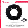 Pass Quest Bcd Road Bike single chainring 4-bolt for Aero axs Chain ring Suitable for 6800 magene xcadey crown tiagra 4700 - Image 2