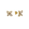 Natural Design Jewelry Full Paved Cubic Zirconia CZ Bloom Flower Sparking Bling Earring For Women Girl - Image 26