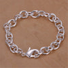 Silver Chain Twisted Bracelet Charm Chain Women Men Wedding Cute Simple Models Jewelry - Image 11