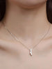 1PCS Simple Personality Geometric Lines Unknown Ring Interlocking Wedding Birthday Party Proposal Gift Collarbone Chain Necklace - Image 5