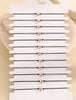 12 piece minimalist woven Devil's Eye adjustable stretch bracelet set suitable for couples to wear and friends to give gifts - Image 2