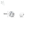 ZS 1 Piece Magnetic Clip-on Earrings Star Heart Shape CZ Crystal Ear Clip No Piercing Ear Stud No Pierced Earring Jewelry 4-8MM - Image 16