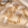 316L Stainless Steel 6 Pieces Imitation Pearls Flower Heart Star Tassels Earrings For Women French Jewelry - Image 1