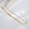 1pcs Heart Shaped Women Ankle Bracelet Gold Color Foot Bracelets on The Leg Flat Ankle Chain Jewelry Beach Accessories - Image 4