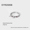 Stainless Steel Rainbow Color Cubic Zircon Stone Finger Rings for Women Gold Plated Stacker Ring Jewelry Gift - Image 7