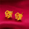 Aniid Flower Earrings Gold Color Stud Earrings for Women Nigerian Earrings Party Wedding Jewelry Gift - Image 13