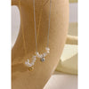 Natural Pearl Beads Chic Necklace Thin Chain Stainless Steel Minimalist Charm Collar Jewelry Women - Image 4