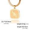 12 Zodiac Sign Necklace for Women Stainless Steel 12 Constellation Pendant Snake Neck Chain Choker Birthday Jewelry Gifts - Image 27
