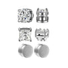Punk round Zircon Magnetic Ear Studs Crystal CZ Non Piercing Jewelry for Men And Women Strong Magnet Clip Earrings - Image 1