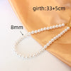 Pearl-Style Choker Necklace with Layered Bead Details - Image 32