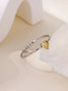Zircon Heart Birthstone Rings For Women Stainless Steel Gold Color Birthstone Ring Aesthetic Wedding Jewelry Gift - Image 11