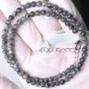 4mm Stone Round Beads Adjustable Necklace Agate Opal Tigers Eye Quartz Crystal Labradorite Charm Necklace Women Jewelry - Image 28