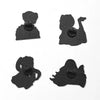4Pcs Cute Girls Enamel Pins Set Anime Frieren Beyond Journey's End Himmel Fern Stark Brooch Badge Lapel Pin For Fans - Image 5