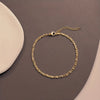 Simple Design Chain Double Anklet, Suitable for Women's Daily Hundred with Accessories Personality Jewelry - Image 2