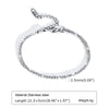Silver Color Anklet Bracelets for Women Stainless Steel Layered Cuban Chain Herringbone Anklets Summer Beach Gift - Image 16