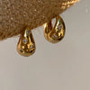 Smooth Star Zircon Hoop Earrings for Women Girls Metal Chunky Sun Rhinestone Ear Buckle Punk Y2K Jewelry - Image 27