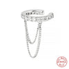 Silver Zircon Double layer Clip Earrings Women 1Piece No Piercing Earring Party Jewelry - Image 10