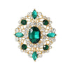 Sparkling Geometric Crystal Full Rhinestone Brooches For Women Unisex Vintage Zircon Pin Jewelry Gift Party Office - Image 10