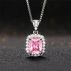 Geometric Cubic Zirconia Pendant Necklace for Women Temperament Female Wedding Neck Accessory Party Jewelry - Image 38