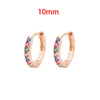 2PCS Stainless Steel Cubic Zirconia Chain Stud Earrings For Women Non-Piercing Ear Clip Ear Cuff Earring Cartilage Jewelry - Image 9