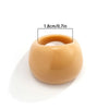 Jewelry Accessories Exaggerated Acrylic Ring Classic Geometric Ring Candy Color Resin Big Dome Plain Ring Girl - Image 6