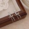 Y2K Girls Ribbon Aesthetics Ear Clips Ballet Style Ribbon Bow-Knot Ear Cuff Women Korean Kpop Earring Jewelry Gifts - Image 8