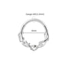 Titanium Branch Thorn Septum Clicker Nose Ring Helix Cartilage Daith Hoop Earring Piercing for Women Men - Image 4