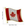 Canada Flag Badge Symbol Pin Metal Badges Decorative Brooch Pins for Clothes Brooch Jewelry - Image 7