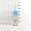 Earring For Women Resin Handmade Cartoons 7 Colors 3D Simulated Gradient Ice Cream Drop Earrings Funny Gift - Image 4