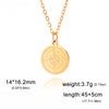 Compass Round Pendant Necklace Women Men Stainless Steel Neck Chain Hiphop North Star Sailing Travel Jewelry Gift - Image 7