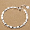 Noble Silver Chain Bracelet For Women Men Charm Party Gift Wedding party Jewelry - Image 12