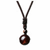 16 Mm Black Obsidian Tiger Eyes Amethyst Stone Women Men Necklaces with Adjustable Braided Rope Cords Crystal Pendant Ne - Image 11