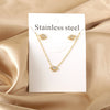 Necklaces Jewelry Sets For Women Girls Stainless Steel Pendant Necklaces And Earrings 2 Pieces Sets Wedding Party Jewelry Gifts - Image 9