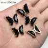 5pcs/lot Colorful Crystal Butterfly Pendant Glass Gradient Charms For Korean Women Necklace Choker Jewelry Accessories - Image 8