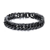 10/12/15MM Width Stainless Steel Cuban Chain Bracelets for Men, Silver Color Hip Hop Male Boy Wristband Dad Gift - Image 9