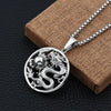 Hip Hop Gold Color 3D Round Lion Head Pendant Chain Medal Necklace Men Women Rock Rapper Jewelry Gifts - Image 37
