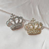 Metal Alloy Zircon Crown Brooch Lapel Suit Shirt Collar Pins Rhinestones Royal Pearl Brooches for Women Accessories Jew - Image 2