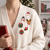 6 Piece Set Christmas Enamel Brooch Pins Set Cute Santa Claus Snowman Reindeer Xmas Badge for Women Unisex Wear Jewelry Gift - Image 2