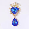 Crystal Brooch 44 20mm 10Pcs Golden Pendant Accessories Wedding Invitation Holiday Creative Decoration - Image 8