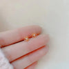Mini Crystal Butterfly and Flower Stud Earrings in Multiple Designs - Image 40
